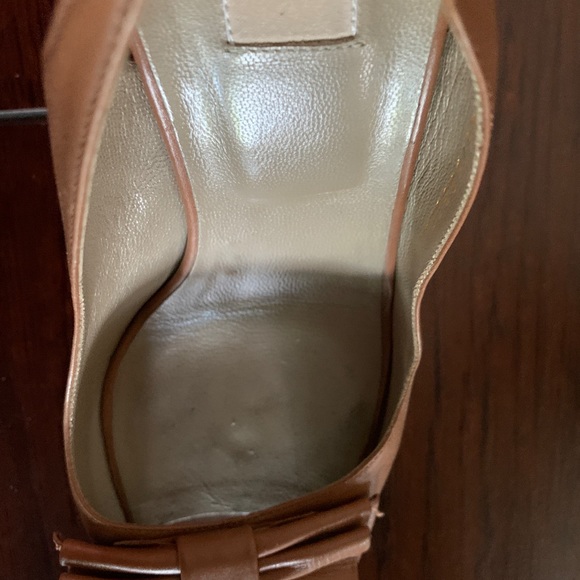 Valentino Nude slingback Stiletto High Heels Bow - Picture 4 of 4